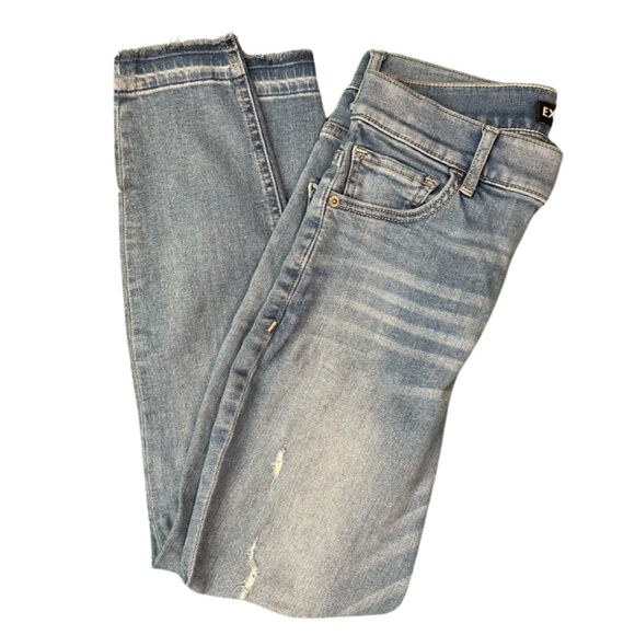 Express Cropped High Rise Skinny Jeans - Picture 3 of 4